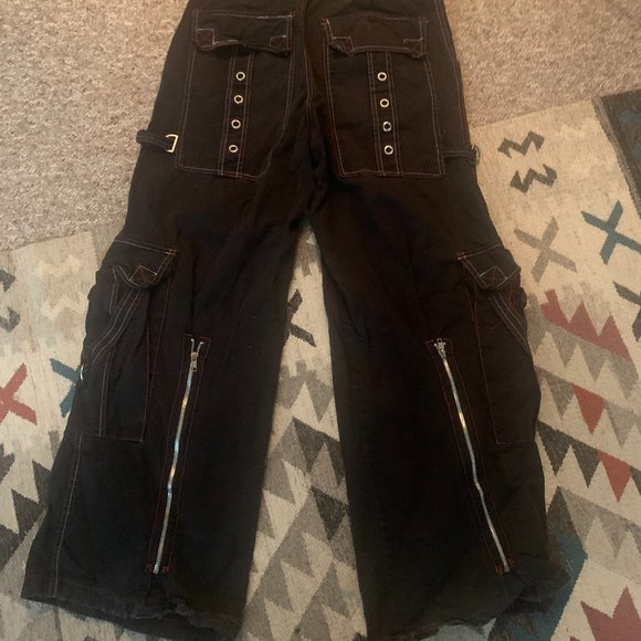 vision street wear good condition goth pants size 32. - Picture 5 of 6